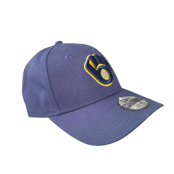 Milwaukee Brewers New Era Youth Cap - Classic Logo Baseball Hat - Picture 6 of 8